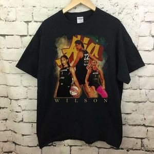 A_Ja Wilson Unisex Black T-Shirt - Graphics Hip Hop T-shirt